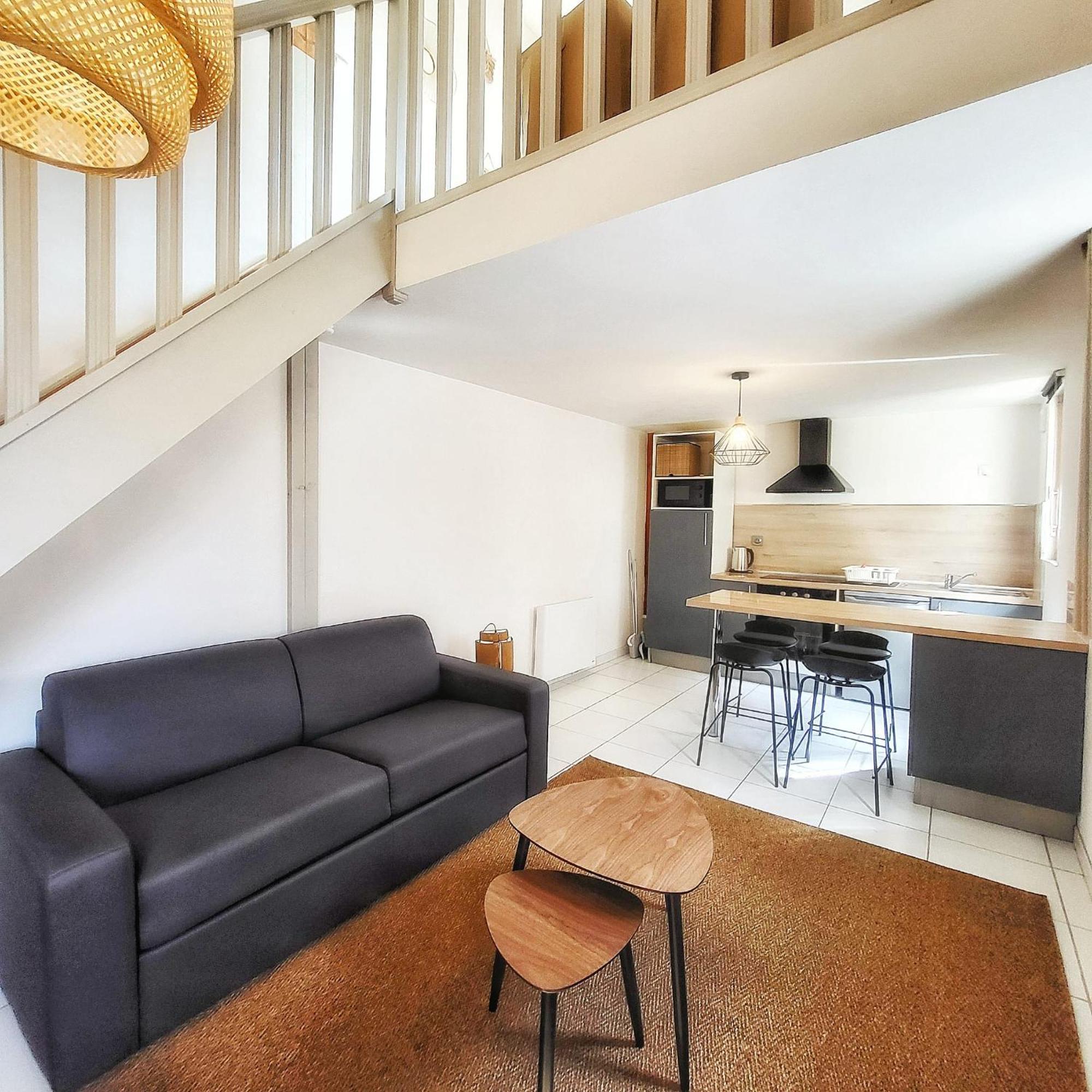 Ferienwohnung Duplex Cosy La Petite Arche Centre Pont De L'Arche Exterior foto