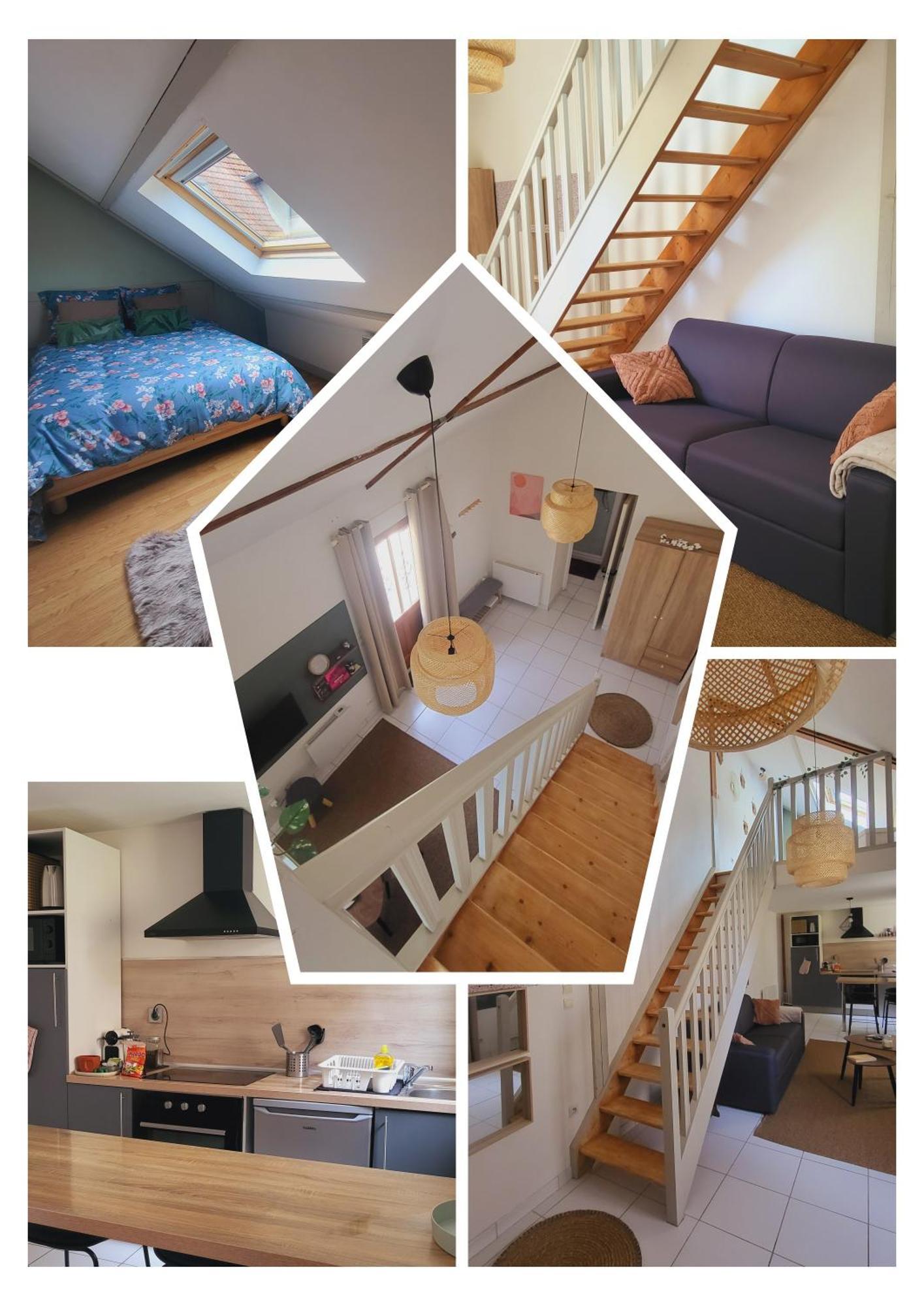 Ferienwohnung Duplex Cosy La Petite Arche Centre Pont De L'Arche Exterior foto